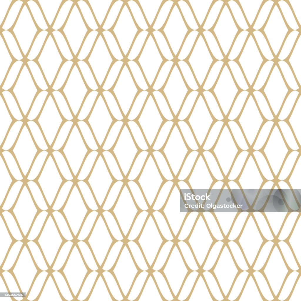 Mesh Pattern Subtle Subtle Golden Mesh Seamless Pattern Texture With Thin Curved Lines Grid ...