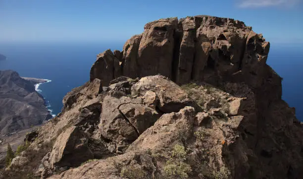 Photo of Gran Canaria, landscape of the mountainous part of the island in the Nature Park Tamadaba