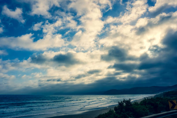 A beach next to the Great Ocean Road in Australia.