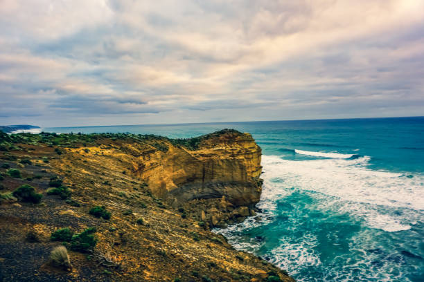 istock The beautiful ocean and cliffs in Australia. 1353668260