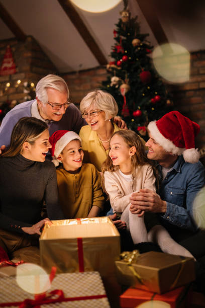 istock It's all smiles on Christmas for this family 1353675463