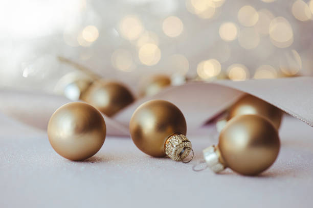 istock Golden Christmas Ball 1353675523
