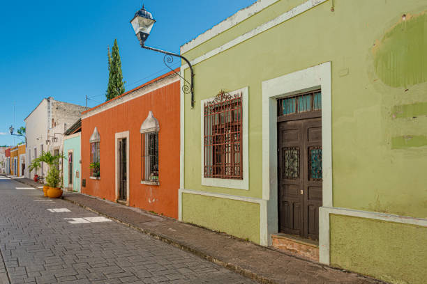 istock Friars avenue in Valladolid, Yucatan, Mexico 1353675551