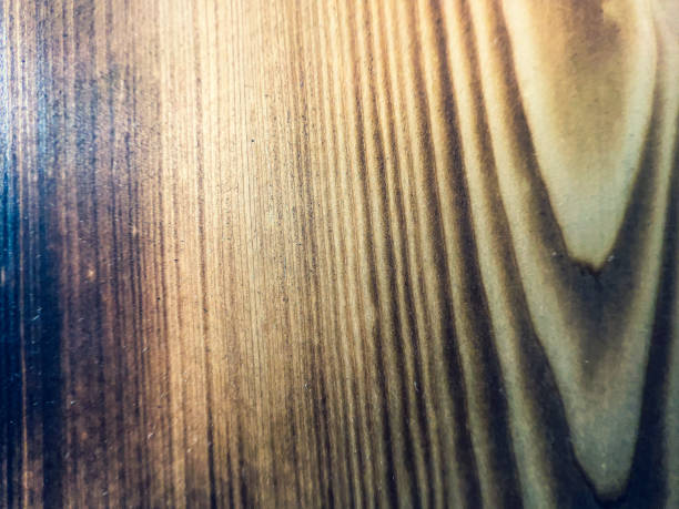istock A macro image of a bright and burnt wood. 1353676117