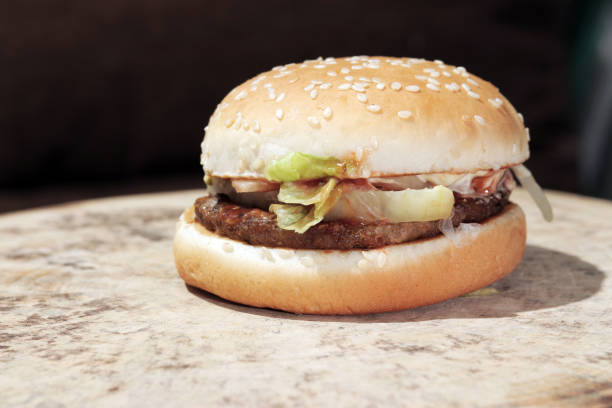 istock New Burger on The Wood 1353679288
