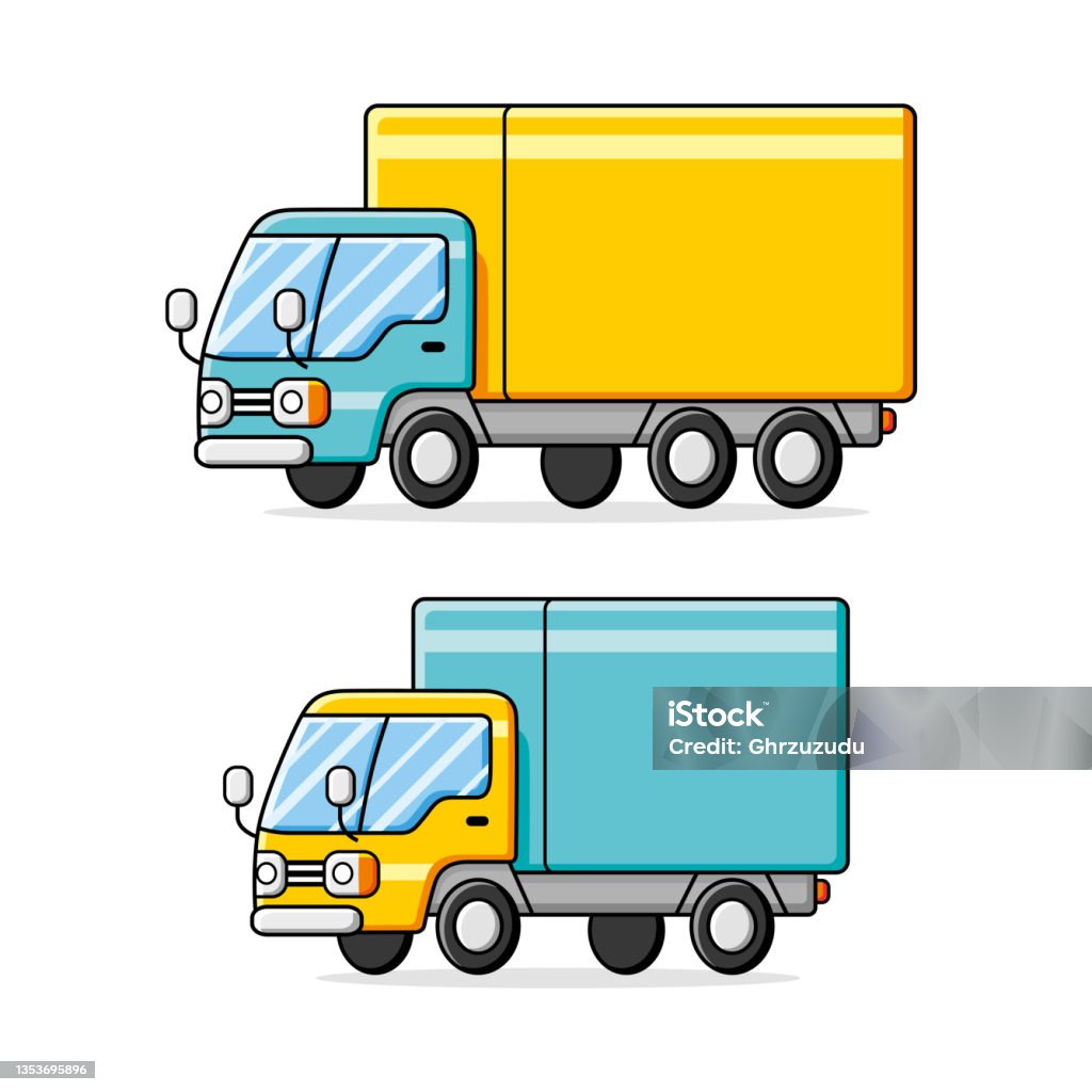 Delivery Trucks Stock Illustration - Download Image Now - Cartoon, Delivery Van, Small - iStock Delivery Trucks Stock Illustration - Download Image Now - Cartoon, Delivery Van, Small - iStock