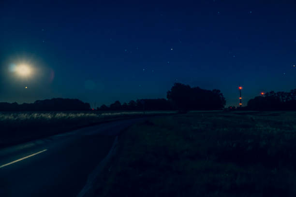 istock A field in the dark in germany. 1353696029