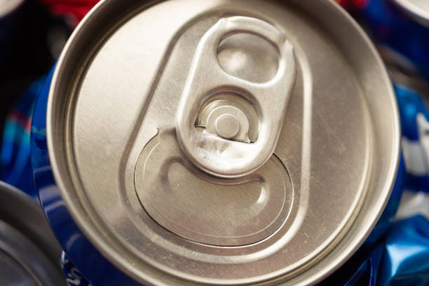 istock recycle aluminum metal crushed can waste background 1353699645