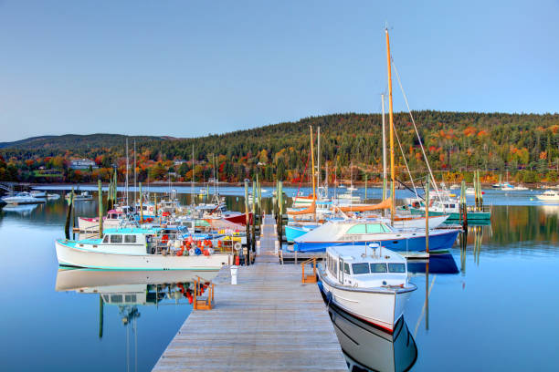 istock Northeast Harbor on Mount Desert Island 1353704648