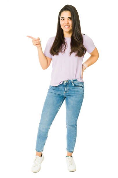 istock Cheerful woman isolated on a white background 1353704974