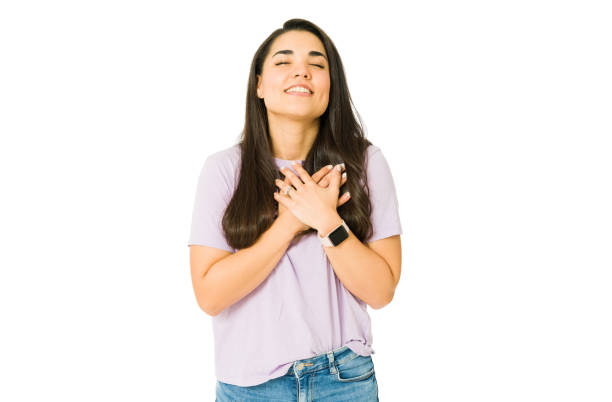 istock Gorgeous woman falling in love 1353704976