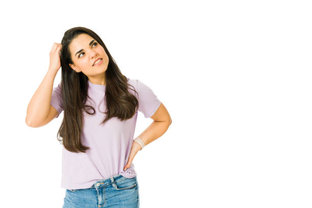 istock Young woman needs to make a decision 1353705004