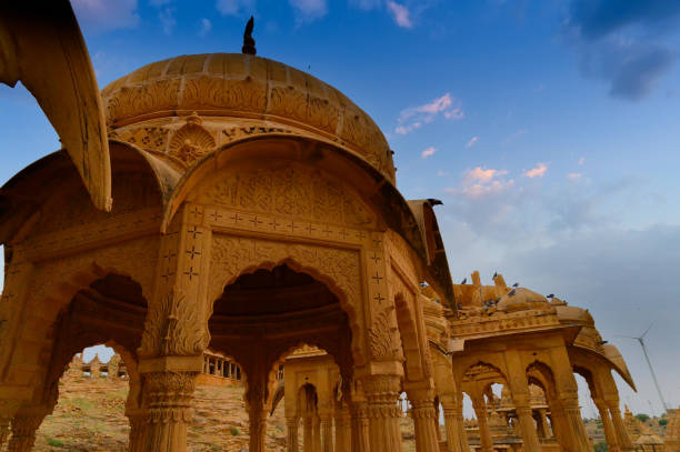 istock Bada Bagh or Barabagh, means Big Garden, is a garden complex in Jaisalmer, Rajasthan, India, for Royal cenotaphs, or chhatris, of Maharajas means Kings of Jaisalmer state. Tourist attraction. 1353714111