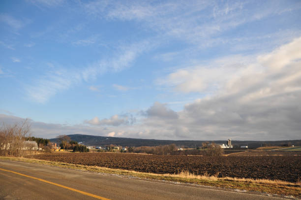 istock farmland and blue winter sky 1353715971