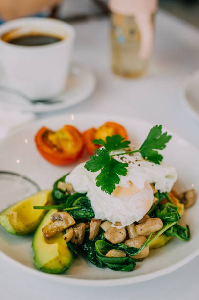 istock Breakfast Potato Hash with Mushroom , Tomato & Avocado 1353720425