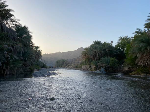 istock Hiking in Wadi al Hawqayn in Oman 1353721916