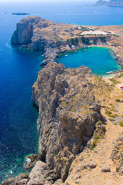 istock Bay Agios Pavlos in Lindos 135372669