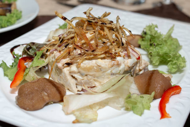 istock Restaurant food. Salads for the festive table. 1353731323