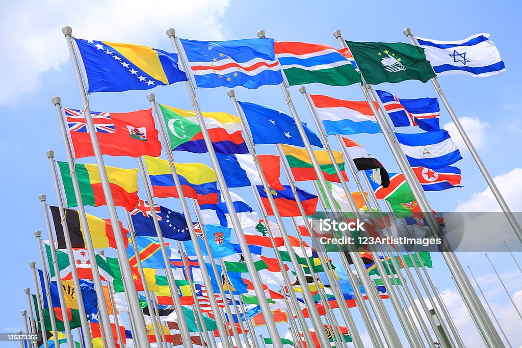 Mundo flags - Foto de stock de Bandera nacional libre de derechos