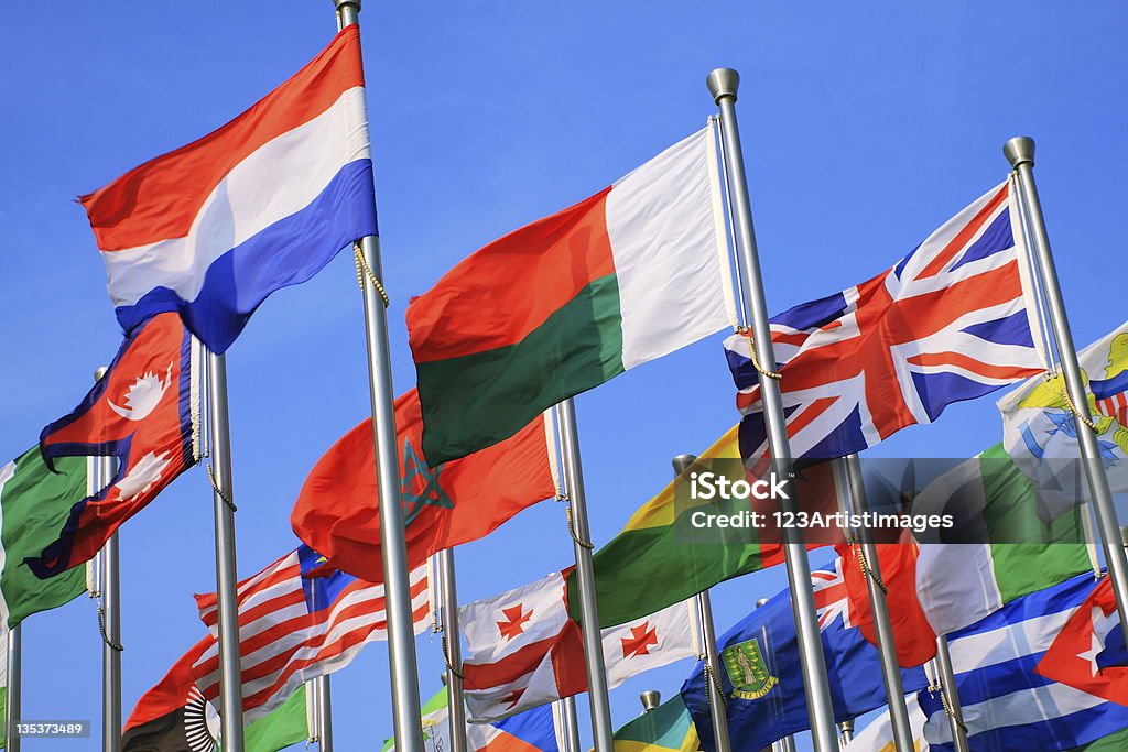 Bandiere britannica - Foto stock royalty-free di Governo