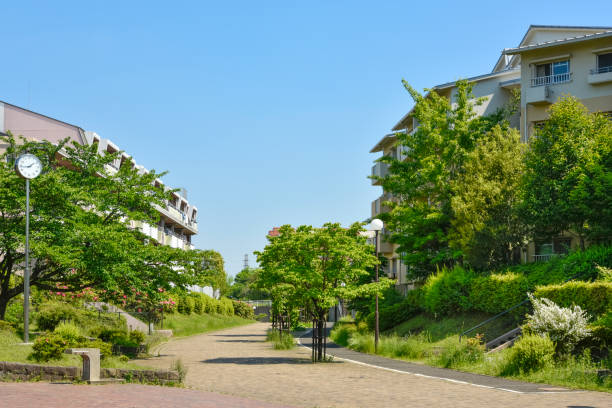 istock Residential area in Tokyo Japan. 1353736568