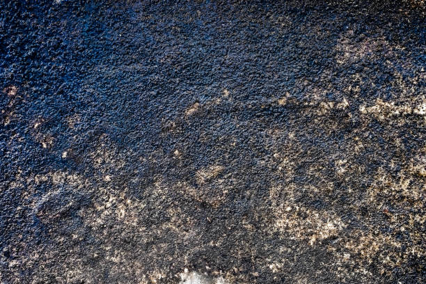 istock Dirty wet chemical on the floor surface close up texture background 1353744610