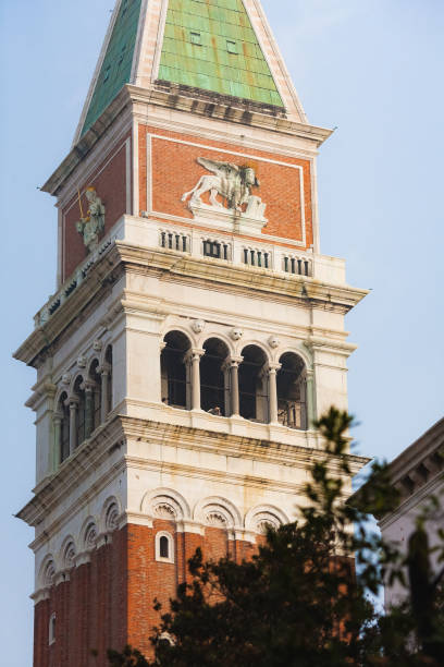 istock Close-up view of San Marco bell tower, Venice 1353745899