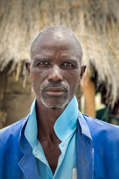 istock Elderly African man portrait 1353750274