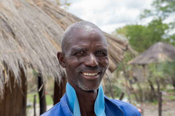 istock Elderly African man portrait 1353750289