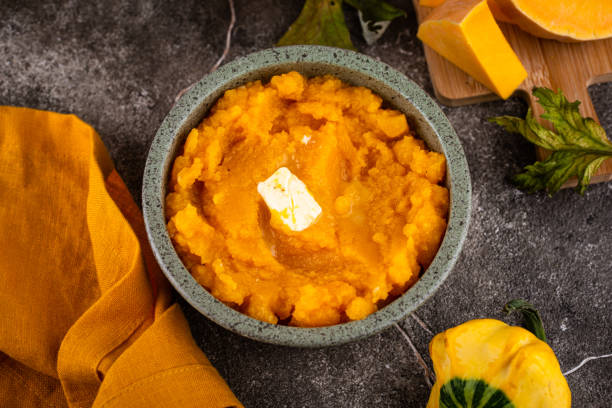 istock Pumpkin porridge. Traditional autumn dish 1353750493