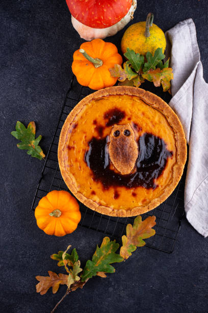 istock Pumpkin pie, traditional autumn food 1353750501