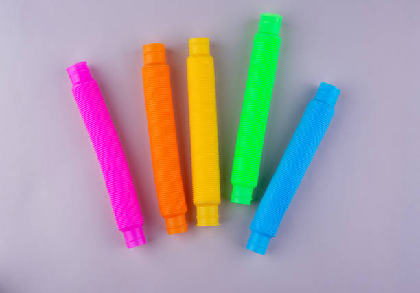 istock Different pop tubes. Trendy antistress toy 1353750559