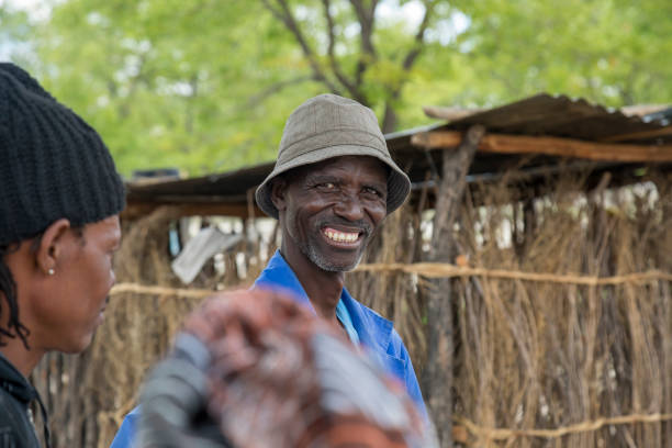 istock smiling African man and his  his neighbor 1353751285