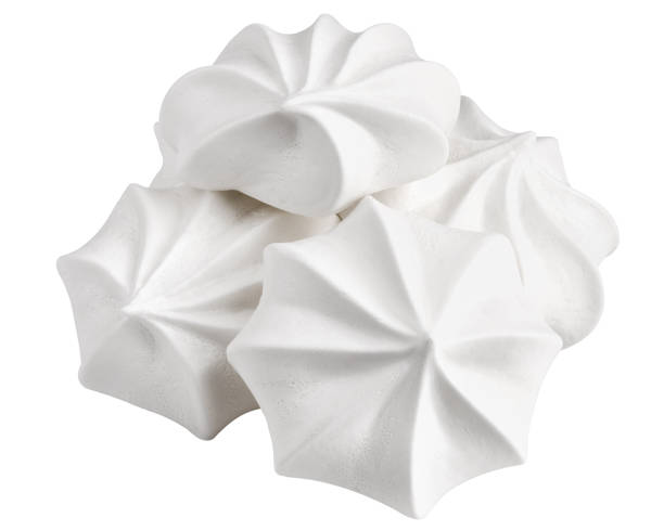 istock meringue, zephyr, marshmallow, isolated on white background, clipping path, full depth of field 1353758276
