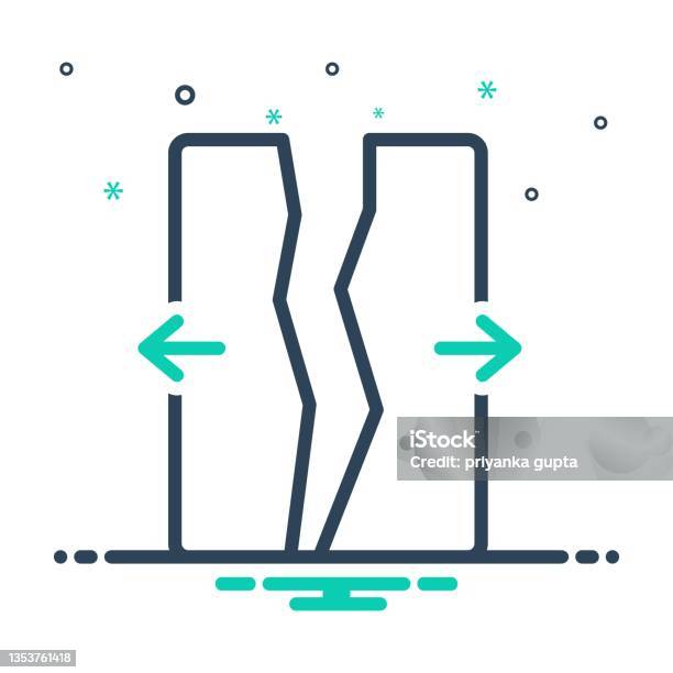 Divided Split Split Divided Stock Illustration - Download Image Now - Icon Symbol ...