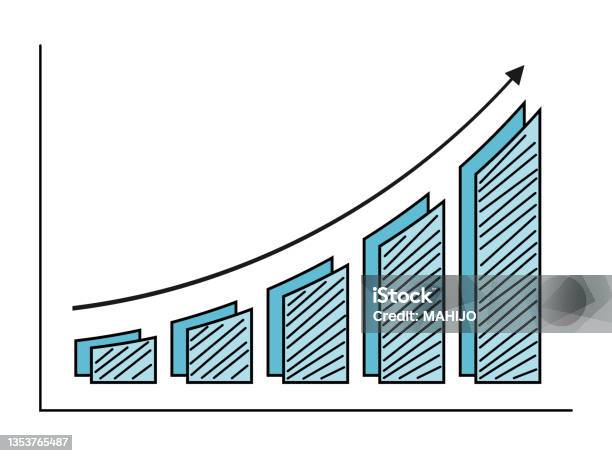 Gradually Increasing Bar Graph Stock Illustration - Download Image Now ...