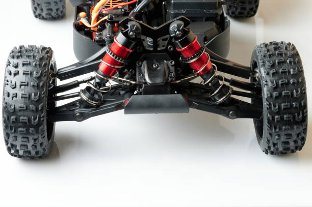 istock Shock in baggy suspension rc car 1353770382