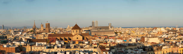 istock Spain, Catalonia, Barcelona skyline 1353771185