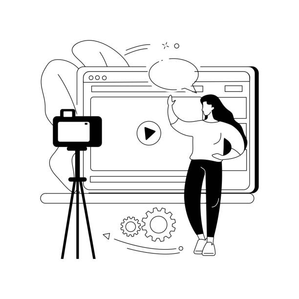 Vlog Graphics Vertical Iphone Filming Illustrations, Royalty-Free Vector Graphics ...