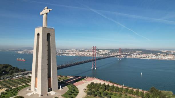 Drone photo of Cristo Rei