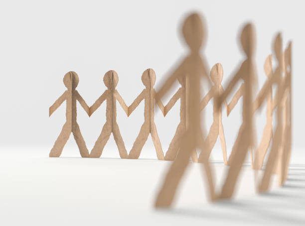istock Cutout Paper Cardboard Figures 1353783368