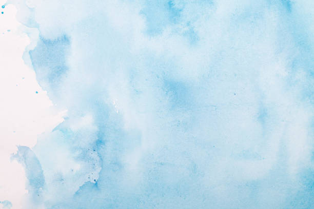 istock Detailed abstract colorful watercolor background texture 1353787759