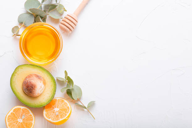 istock Cosmetic cream with natural ingredients copy space 1353791703