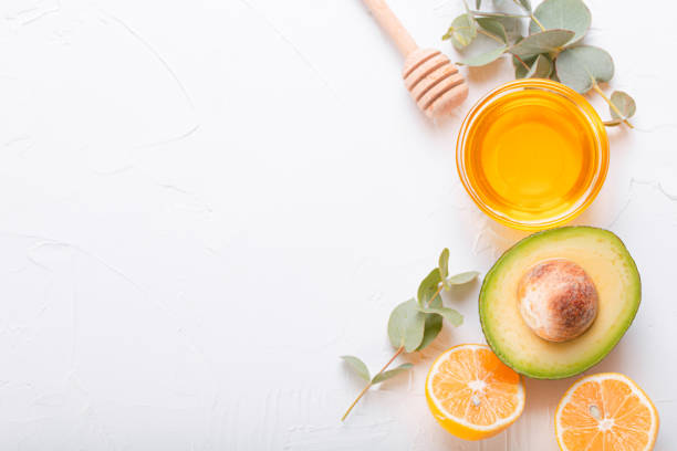 istock Cosmetic cream with natural ingredients copy space 1353791717