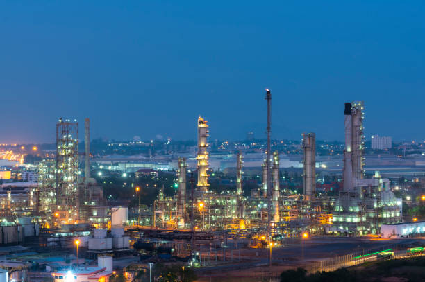 istock Oil refinery plant 1353797993