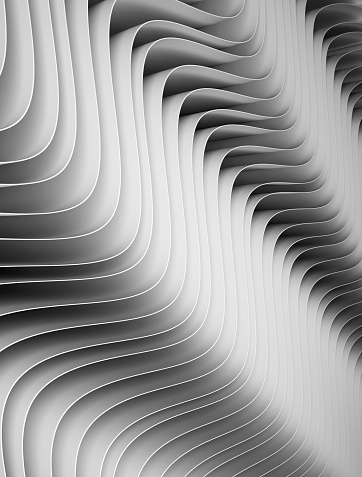 Abstract wave 3d pattern