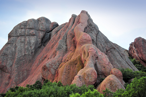 Roxborough state park, Douglas County, Colorado, USA: eroded and contorted red sandstone formations - National Natural Landmark.