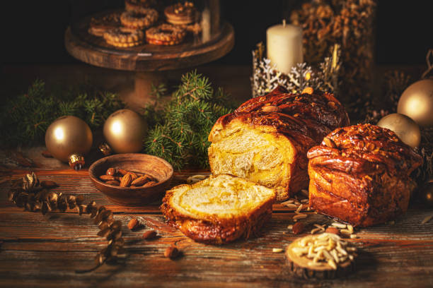 Traditional homemade Christmas sweet bread