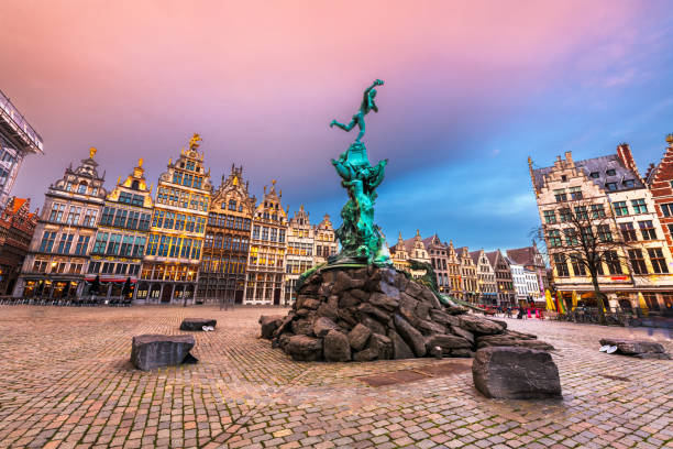 istock Antwerp, Belgium Cityscape 1353810428