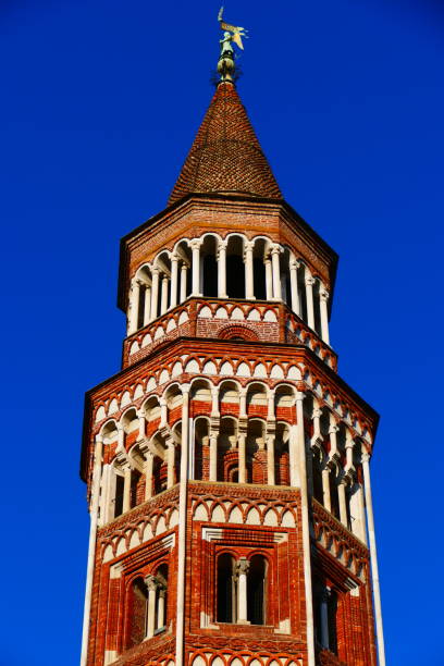 San Gottardo in Corte church, Milano : bell tower detail